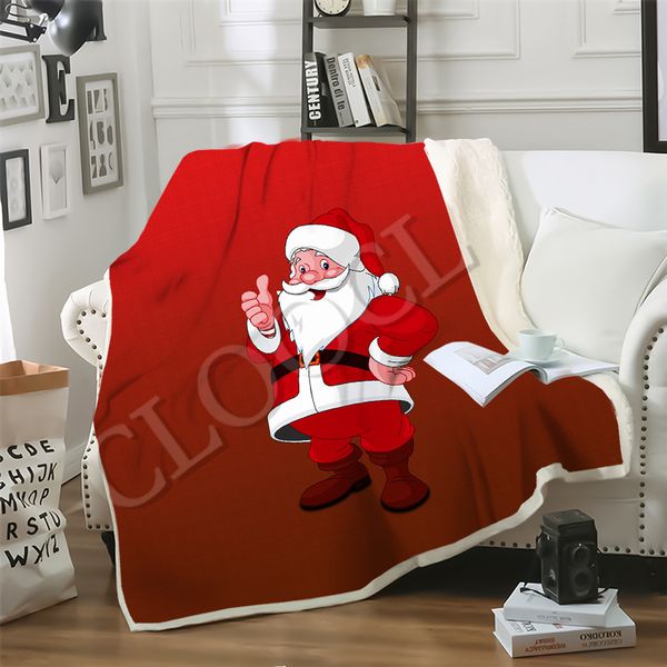 cloocl factory wholesale christmas tree cute santa claus blanket 3d print double layer casual sofa youth bedding throw fashion blankets
cloocl factory wholesale christmas tree cute santa claus blanket 3d print double layer casual sofa youth bedding throw fashion blankets