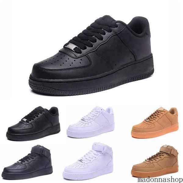 новые классические силы классическая все высокие и низкие белые черные пшеничные мужчины женщины спорт кроссовки принуждение skate кроссовки, Black
новые классические силы классическая все высокие и низкие белые черные пшеничные мужчины женщины спорт кроссовки принуждение skate кроссовки, Black