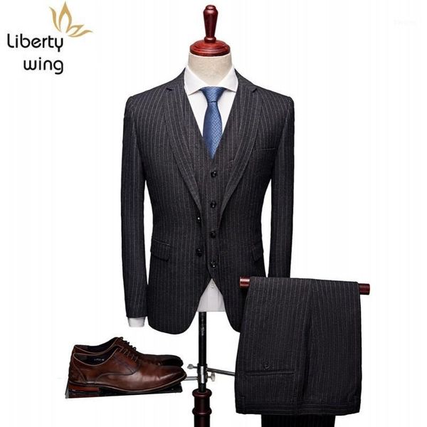 latest coat pant designs striped casual gray men business wedding groom mens suits with pants costume homme1, White;black 
latest coat pant designs striped casual gray men business wedding groom mens suits with pants costume homme1, White;black