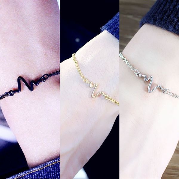and fe students korean version lovers boudoir original bracelet night wind sweet ecg bracelet male and female net pir33, Golden;silver
and fe students korean version lovers boudoir original bracelet night wind sweet ecg bracelet male and female net pir33, Golden;silver