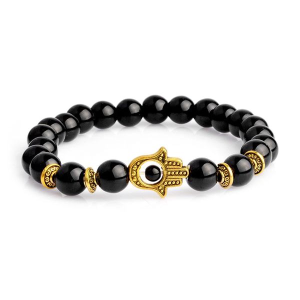 miss zoe hamsa fatima demon eye bracelets lava matte beads chakra wristband custom bangles bijoux chain women men jewelry, Golden;silver
miss zoe hamsa fatima demon eye bracelets lava matte beads chakra wristband custom bangles bijoux chain women men jewelry, Golden;silver