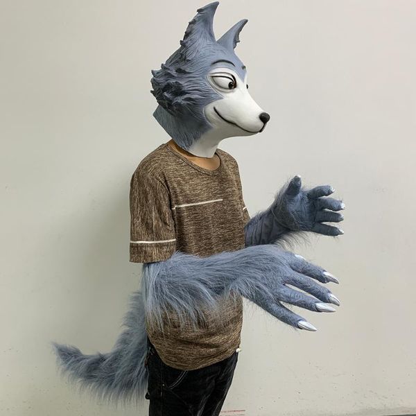 anime beastars legosi cosplay glove mask tail latex animal costume props wolf
anime beastars legosi cosplay glove mask tail latex animal costume props wolf