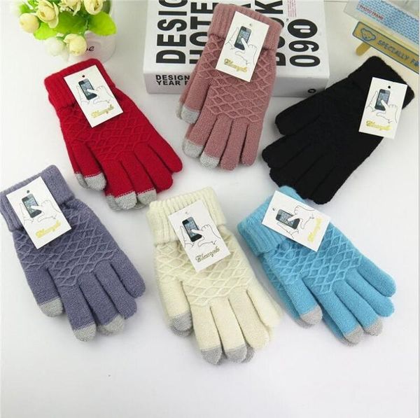 1 pair winter touch screen gloves women men warm stretch knit mittens thicken velet full finger crochet gloves, Blue;gray
1 pair winter touch screen gloves women men warm stretch knit mittens thicken velet full finger crochet gloves, Blue;gray