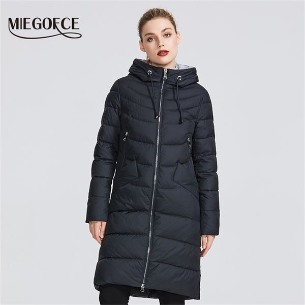 miegofce new winter women's jacket coat simple women parkas warm winter women's coat high-quality biological-down parkas 201006, Black
miegofce new winter women's jacket coat simple women parkas warm winter women's coat high-quality biological-down parkas 201006, Black