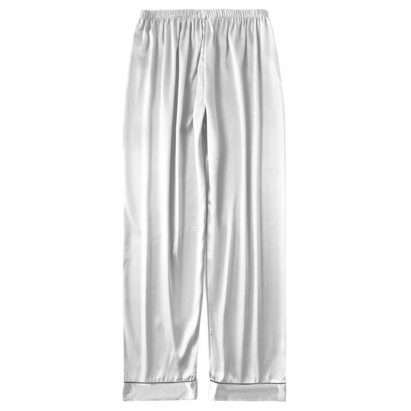 new solid color silk men's sleepwear satin silk pijama pants comfortable breathable soft nightwear casual loose home wear, Black;brown
new solid color silk men's sleepwear satin silk pijama pants comfortable breathable soft nightwear casual loose home wear, Black;brown