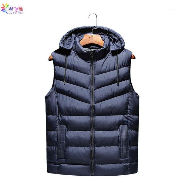 autumn winter casual mens sleeveless vest solid black cotton hat detachable hooded men's vest jacket gilet campera hombre1, Black;white
autumn winter casual mens sleeveless vest solid black cotton hat detachable hooded men's vest jacket gilet campera hombre1, Black;white