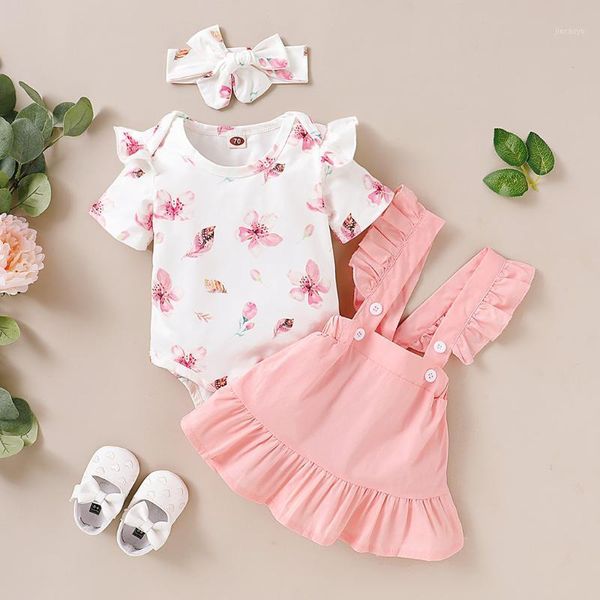 (3m-18m) baby short-sleeve flower printed robe bag fart + solid color frilled strap skirt + hair band suit summer sweet s41, White
(3m-18m) baby short-sleeve flower printed robe bag fart + solid color frilled strap skirt + hair band suit summer sweet s41, White