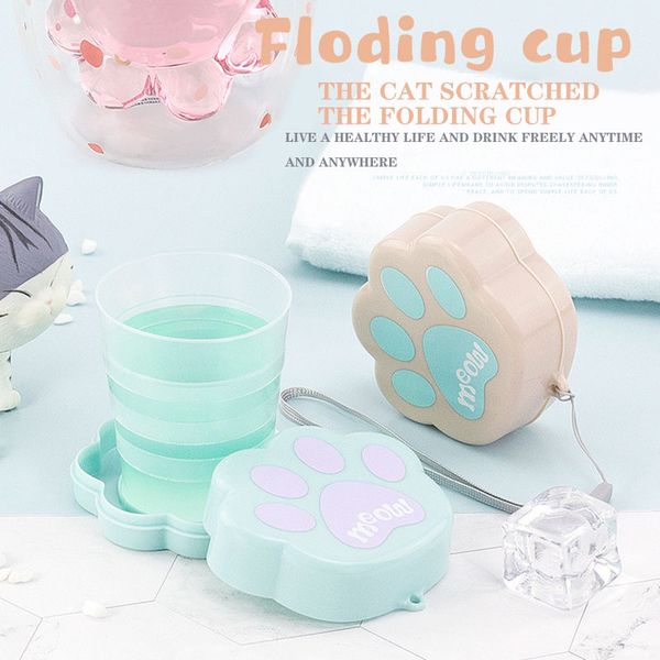 creative cat claw folding cup portable telescopic travel cup compression cup home and outdoor telescopic bottle
creative cat claw folding cup portable telescopic travel cup compression cup home and outdoor telescopic bottle