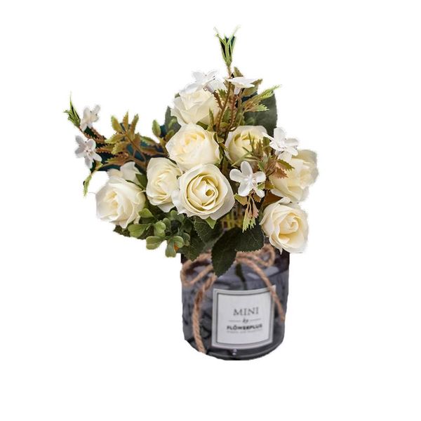 1 bouquet 10 head artificial silk cloth fake flowers leaf peony floral home wedding party home decor blue tea rose small sqcncy
1 bouquet 10 head artificial silk cloth fake flowers leaf peony floral home wedding party home decor blue tea rose small sqcncy