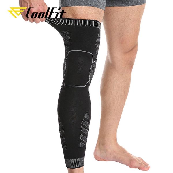 elbow & knee pads coolfit elastic weaving seamless support brace long compression leg sleeve warmer for cycling running fitness leggings, Black;gray
elbow & knee pads coolfit elastic weaving seamless support brace long compression leg sleeve warmer for cycling running fitness leggings, Black;gray