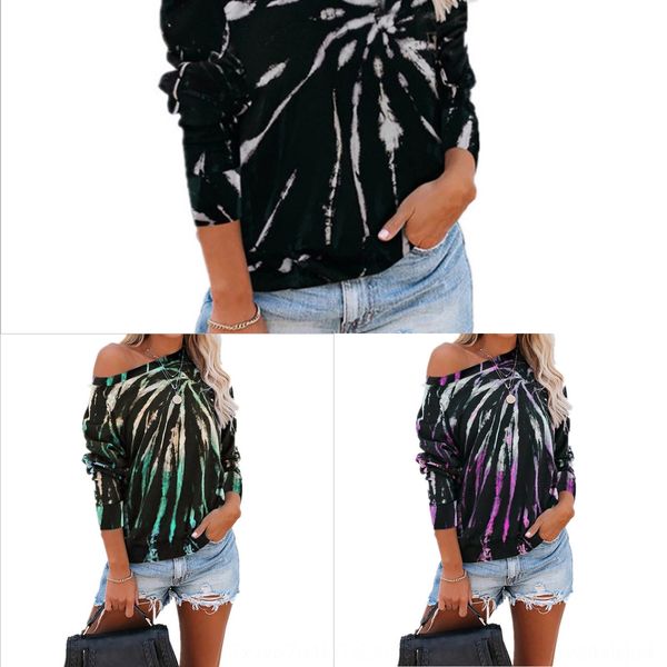 autumn winter 2020 women's loose tie dye printed long sleeve sweater sweatert-shirt autumn winter 2020 women's loose tie dye print, White
autumn winter 2020 women's loose tie dye printed long sleeve sweater sweatert-shirt autumn winter 2020 women's loose tie dye print, White