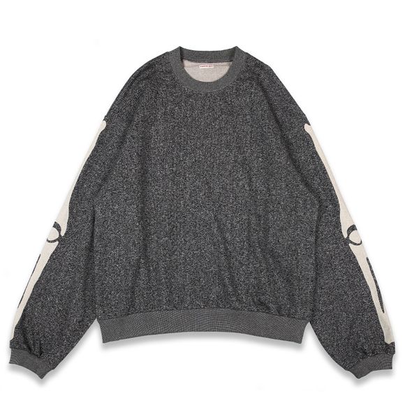 male fgss2020 autumn/winter skeleton bone print round neck loose pullover sweater, Black
male fgss2020 autumn/winter skeleton bone print round neck loose pullover sweater, Black