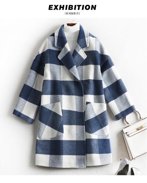2021 new womens fashion baggy plaid wool blend shirt jackets outwear relaxed woolen coats streetwear j6ag, Black
2021 new womens fashion baggy plaid wool blend shirt jackets outwear relaxed woolen coats streetwear j6ag, Black