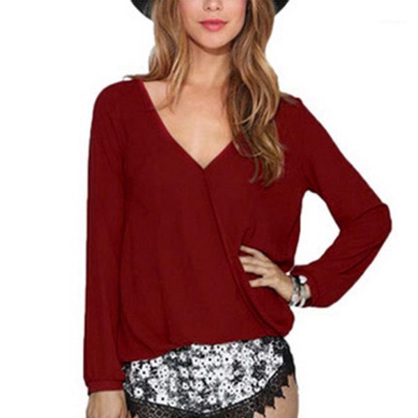 2020 spring autumn summer fashion women v-neck long sleeve shirts casual chiffon blouse1, White
2020 spring autumn summer fashion women v-neck long sleeve shirts casual chiffon blouse1, White