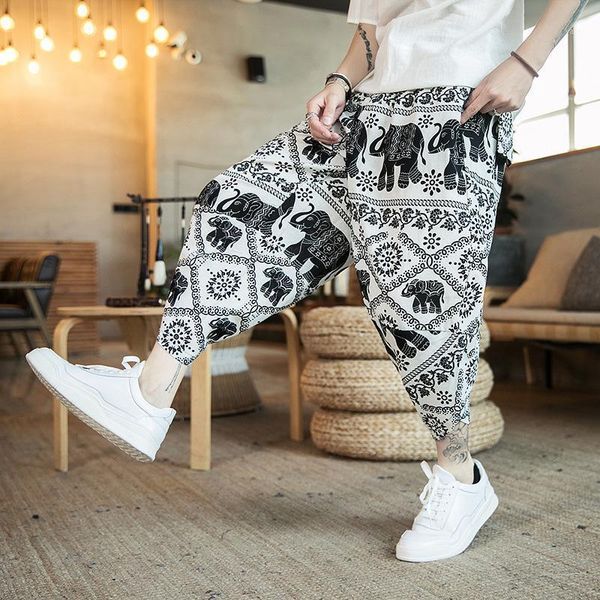 streetwear new chinese style male printed harem pants men calf length cotton linen mens bloomers hip-hop male pants1, Black
streetwear new chinese style male printed harem pants men calf length cotton linen mens bloomers hip-hop male pants1, Black
