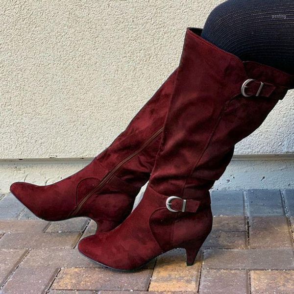women's boots autumn and winter new fashion boots high-heeled belt buckle middle all-match women's shoes personality trend1, Black
women's boots autumn and winter new fashion boots high-heeled belt buckle middle all-match women's shoes personality trend1, Black