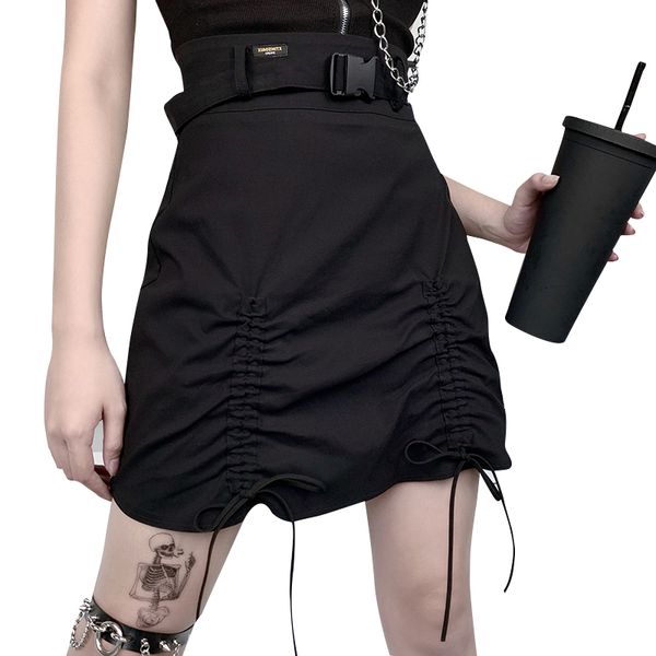 gothic darkness women black bodycon bandage slim skirt punk irregular hem club skirts lady cool patchwork belt mini skirts y1214
gothic darkness women black bodycon bandage slim skirt punk irregular hem club skirts lady cool patchwork belt mini skirts y1214