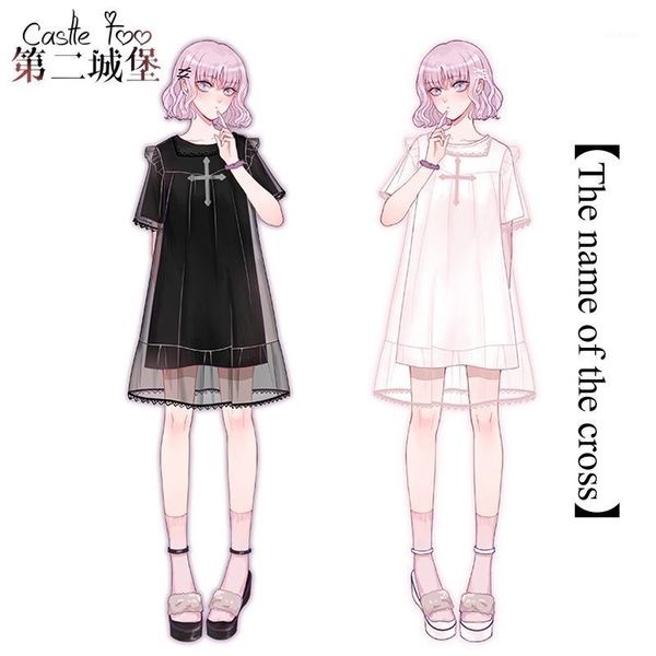 theme costume summer lolita original design women short cute dress sweet girls daily cotton t-shirt frill chiffon cover skirt 2021 1, Black;red
theme costume summer lolita original design women short cute dress sweet girls daily cotton t-shirt frill chiffon cover skirt 2021 1, Black;red