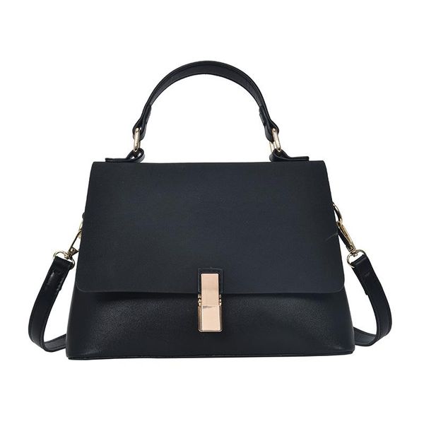 cross body retro black flip women shoulder bag solid leather tote lock rivets messenger bags simple female satchel handbag
cross body retro black flip women shoulder bag solid leather tote lock rivets messenger bags simple female satchel handbag