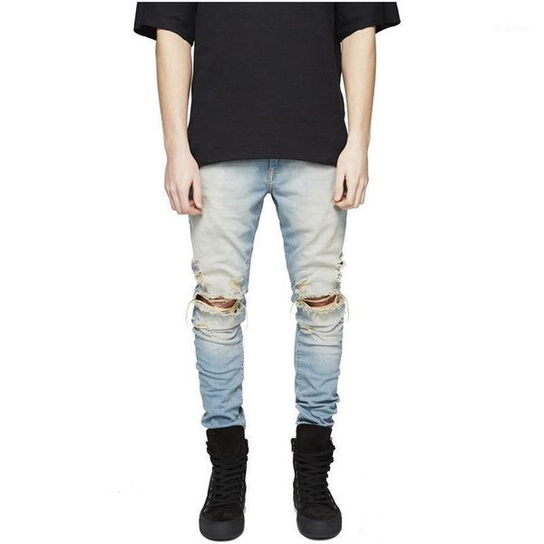 men's jeans 2021 black ripped men with holes super skinny famous designer brand slim fit destroyed torn jean pants for male1, Blue
men's jeans 2021 black ripped men with holes super skinny famous designer brand slim fit destroyed torn jean pants for male1, Blue