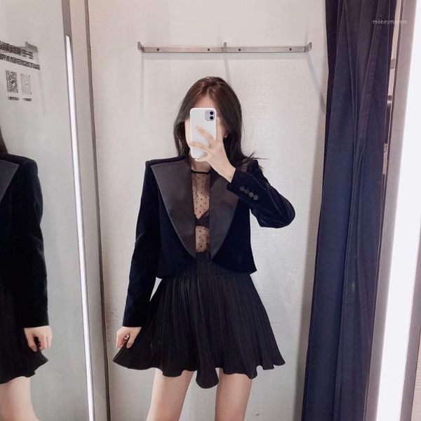 casual women blazer black 2019 coat velvet patchwork jacket women blazer mujer fashion chic ropa mujer office lady1, White;black
casual women blazer black 2019 coat velvet patchwork jacket women blazer mujer fashion chic ropa mujer office lady1, White;black
