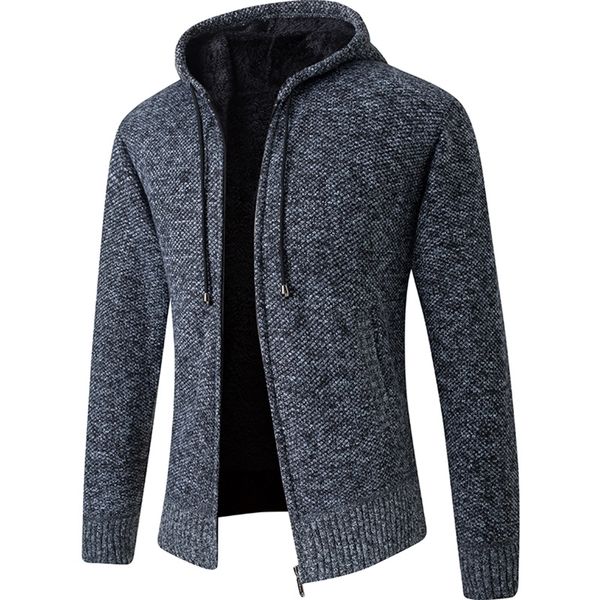 new mens hooded collar fleece warm sweaters men coat hoodies jacket thick full solid cardigan male coats 201210, White;black
new mens hooded collar fleece warm sweaters men coat hoodies jacket thick full solid cardigan male coats 201210, White;black