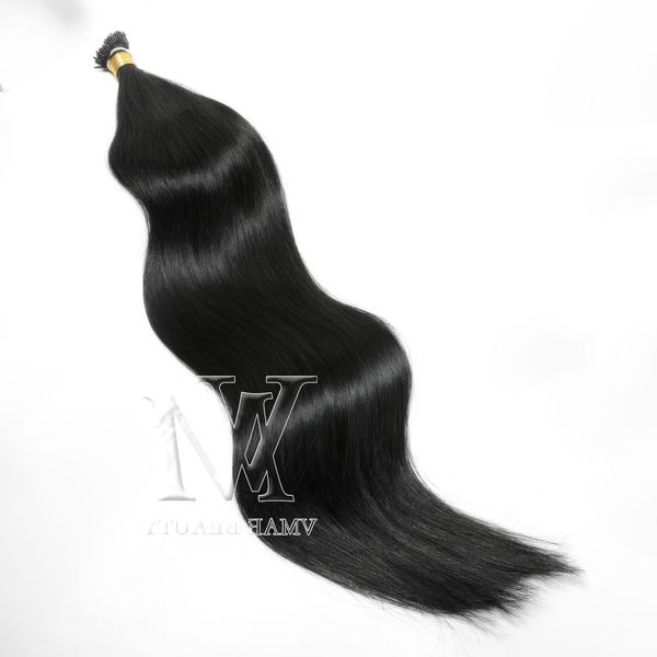 vmae 100g naturalcolor indian european straight keratin stick i tip 100% human hair extensions, Black
vmae 100g naturalcolor indian european straight keratin stick i tip 100% human hair extensions, Black