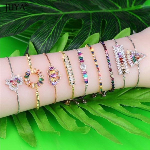 charm bracelets juya mixed different styles rainbow color adjustable chain bracelet jewelry for women 2021 pulseras mujer, Golden;silver
charm bracelets juya mixed different styles rainbow color adjustable chain bracelet jewelry for women 2021 pulseras mujer, Golden;silver