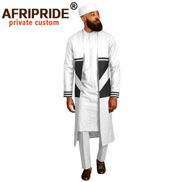 men`s suit long coats dashiki shirts ankara pants traditional hat 4 piece set african clothing attire wear afripride a012 1004, Gray
men`s suit long coats dashiki shirts ankara pants traditional hat 4 piece set african clothing attire wear afripride a012 1004, Gray
