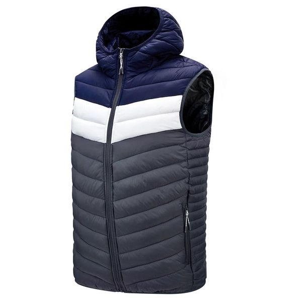 2020 sleeveless vest winter jacket men hoodied waistcoat men warm casual waistcoat male bike hunting tactical hiking down jacket, Gray;blue
2020 sleeveless vest winter jacket men hoodied waistcoat men warm casual waistcoat male bike hunting tactical hiking down jacket, Gray;blue