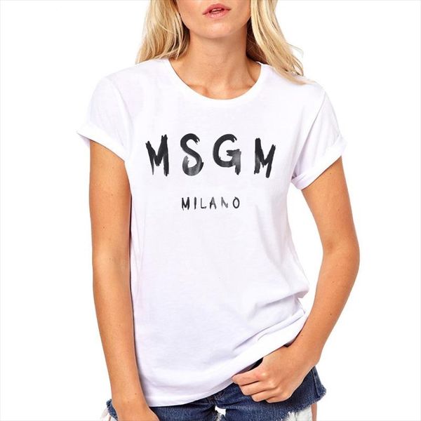 vogue lette printed msgm t shirt women men tumblr graphic tees women plus size t shirts o neck summer drop shipping, White
vogue lette printed msgm t shirt women men tumblr graphic tees women plus size t shirts o neck summer drop shipping, White