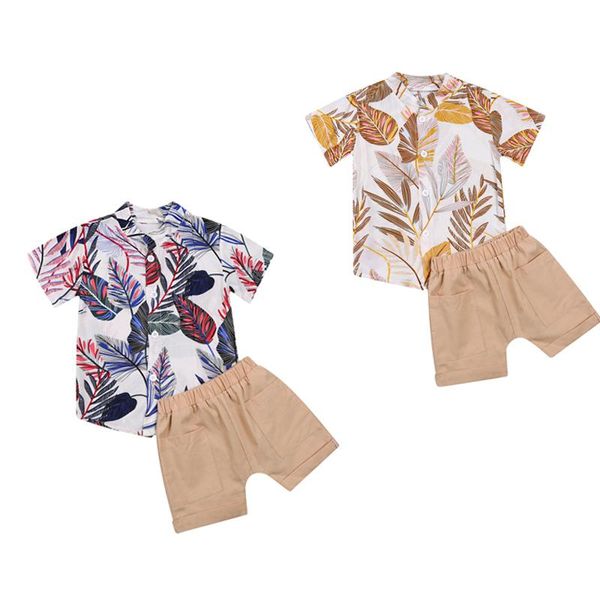 focusnorm 1-6y summer toddler kids boys clothes sets leaves print short sleeve single breasted shirts shorts, White
focusnorm 1-6y summer toddler kids boys clothes sets leaves print short sleeve single breasted shirts shorts, White