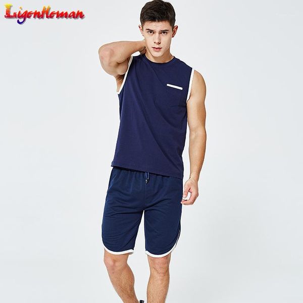 mens fashion jogger sport fitness 2 piece set summer vest set men sleeveless t shirts tracksuits two piece + shorts suit1, Gray
mens fashion jogger sport fitness 2 piece set summer vest set men sleeveless t shirts tracksuits two piece + shorts suit1, Gray