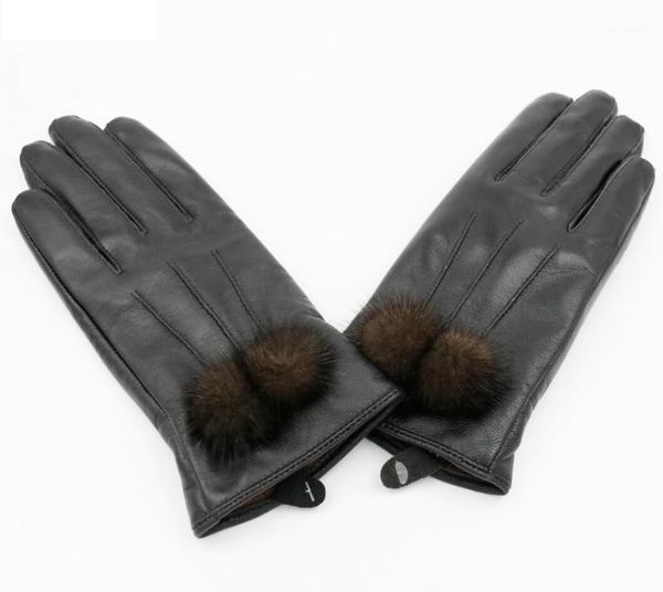 zero fish winter genuine leather gloves for women sheepskin finger glove 2020 new arrival fashion mink ball warm mittens1, Blue;gray
zero fish winter genuine leather gloves for women sheepskin finger glove 2020 new arrival fashion mink ball warm mittens1, Blue;gray
