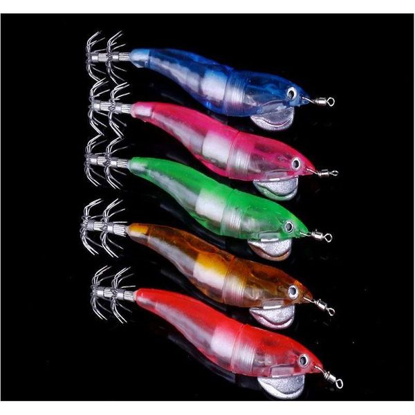 new electronic led light bionic shrimp fishbait squid lure 18.4g 12.8cm waterproof fishing lamp lifelike prawn ocs fishing bait
new electronic led light bionic shrimp fishbait squid lure 18.4g 12.8cm waterproof fishing lamp lifelike prawn ocs fishing bait