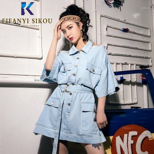 casual dresses light blue denim dress women off shoulder hole short sleeve high waist mini pocket loose jeans 2021 summer 1, Black;gray
casual dresses light blue denim dress women off shoulder hole short sleeve high waist mini pocket loose jeans 2021 summer 1, Black;gray
