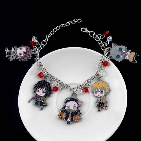 anime demon slayer kimetsu no yaiba bracelet kamado tanjirou nezuko agatsuma zenitsu rengoku kyoujurou cute fun alloy bracelets, Golden;silver
anime demon slayer kimetsu no yaiba bracelet kamado tanjirou nezuko agatsuma zenitsu rengoku kyoujurou cute fun alloy bracelets, Golden;silver