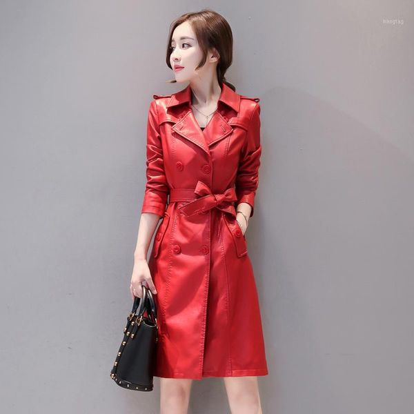 womens elegant pu leather long jackets with belt ladies faux sheepskin trench coat streetwear plus size 5xl female outerwear1, Black
womens elegant pu leather long jackets with belt ladies faux sheepskin trench coat streetwear plus size 5xl female outerwear1, Black