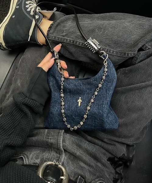 denim casual versatile chain one shoulder underarm handbag women's bagevening bags evening
denim casual versatile chain one shoulder underarm handbag women's bagevening bags evening