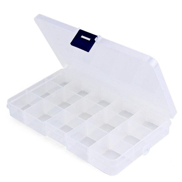 wholesale- fishing tool box transparent plastic storage box 15 compartments jewelry earring tool containers sea fishing tackle boxes
wholesale- fishing tool box transparent plastic storage box 15 compartments jewelry earring tool containers sea fishing tackle boxes