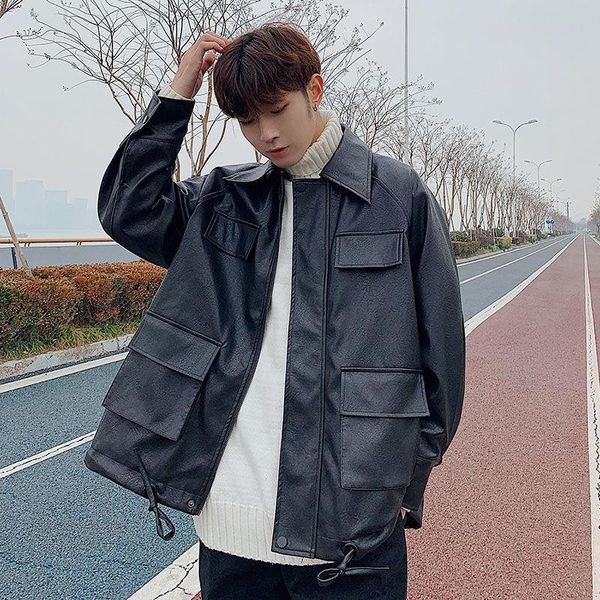 men's fur & faux 2021 autumn and winter youth loose solid color simple leather clothing fashion casual lapel black
men's fur & faux 2021 autumn and winter youth loose solid color simple leather clothing fashion casual lapel black