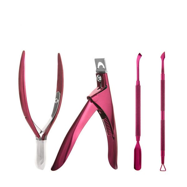 fashion selling nail manicure set rose red color 4 pcs cuticle scissors nail remover wholesale nail art tools
fashion selling nail manicure set rose red color 4 pcs cuticle scissors nail remover wholesale nail art tools