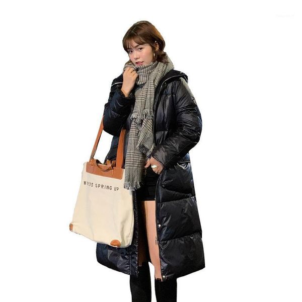 winter women down parkas coats with hoody lady x-long warm overcoats female clothing vf91091, Black
winter women down parkas coats with hoody lady x-long warm overcoats female clothing vf91091, Black