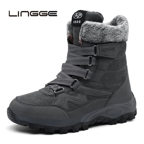 lingge 2020 super warm mens winter boots men suede leather men snow boots warm plush ankle mens sneakers 39-46, Black
lingge 2020 super warm mens winter boots men suede leather men snow boots warm plush ankle mens sneakers 39-46, Black