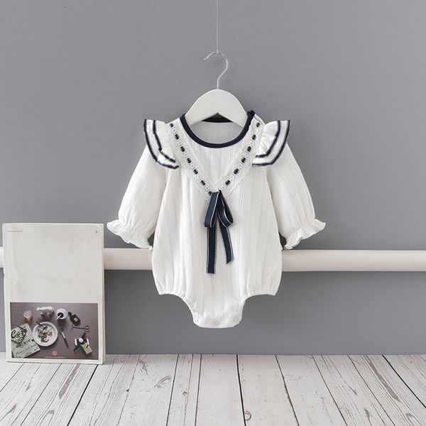 2021 new spring autumn clothing newborn infant baby girls boys ruffles long sleeve bodysuit jumpsuits outfit with big bow 0-2y kjml, Blue
2021 new spring autumn clothing newborn infant baby girls boys ruffles long sleeve bodysuit jumpsuits outfit with big bow 0-2y kjml, Blue