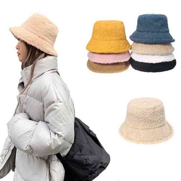 winter warm fluffy fisherman hat warm soft women sun shade hat japanese fashion simple bucket hat autumn winter outdoor g220311, Blue;gray
winter warm fluffy fisherman hat warm soft women sun shade hat japanese fashion simple bucket hat autumn winter outdoor g220311, Blue;gray