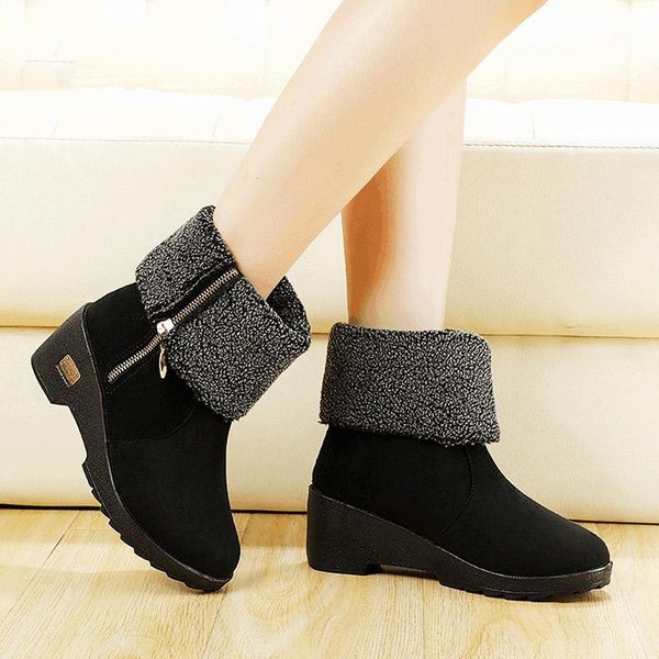 women snow boots ladies shoes winter crystal casual female soft comfort woman non slip boots footwear ankle warm plush1, Black
women snow boots ladies shoes winter crystal casual female soft comfort woman non slip boots footwear ankle warm plush1, Black