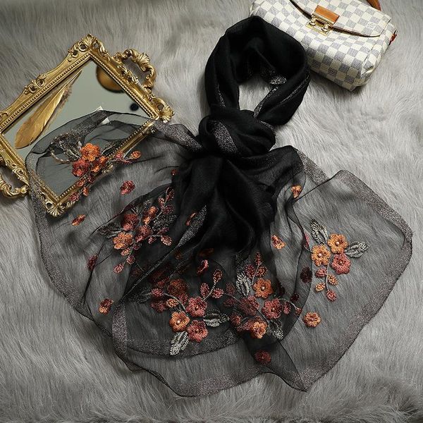 2020 silk wool scarf women embroidery spring and summer solid color long scarves female shawl hair hijab bandana, Blue;gray
2020 silk wool scarf women embroidery spring and summer solid color long scarves female shawl hair hijab bandana, Blue;gray