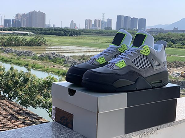 with mens basketball box sneakers 2020 4s neon sports new shoes for men trainers size us7-13, Black
with mens basketball box sneakers 2020 4s neon sports new shoes for men trainers size us7-13, Black