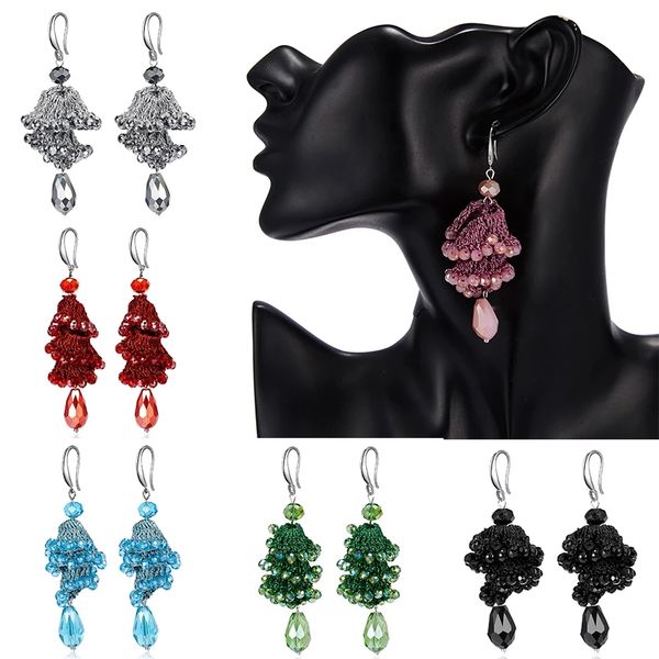 vintage crystal drop earrings long beads tassel dangle earrings women bohemia statement earrings wedding party jewelry wholesale, Silver
vintage crystal drop earrings long beads tassel dangle earrings women bohemia statement earrings wedding party jewelry wholesale, Silver